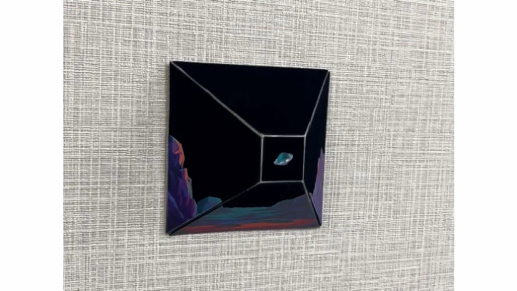 逆遠近錯視 × 無反射植毛布!究極の錯覚アートを作ってみた