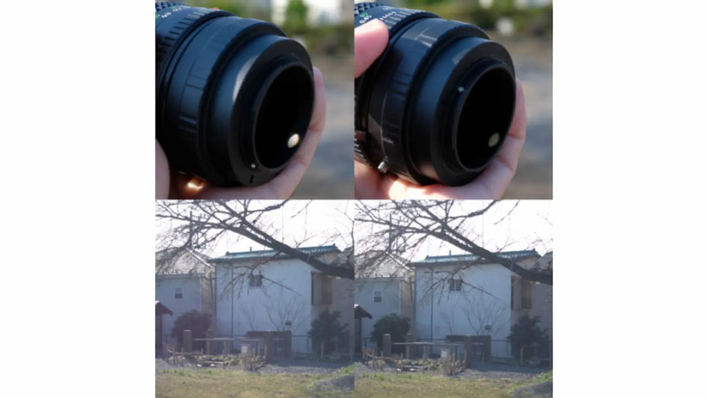 実写テスト!極 反射防止シールによるマウントアダプター画質改善