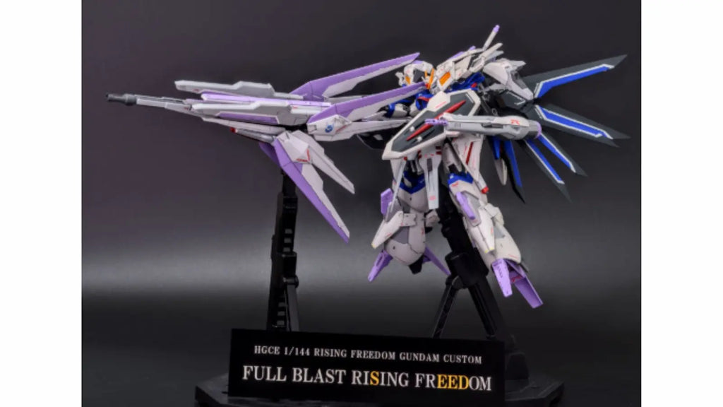 プラモデルの展示が際立つ、黒の極みプレート